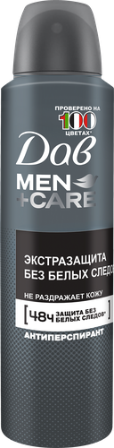 Антиперспирант-спрей мужской ДАВ Men Экстразащита без белых следов, 150мл, изображение