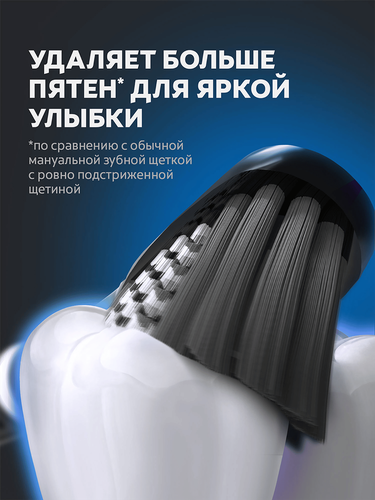 Зубная щетка электрическая COLGATE 360 Sonic Древесный уголь, на батарейках, мягкая, фотография