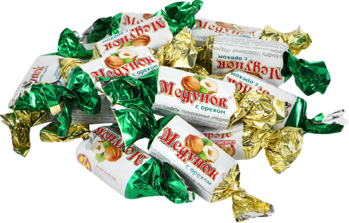 Конфеты СЛАВЯНКА Медунок с орехом, весовые, картинка