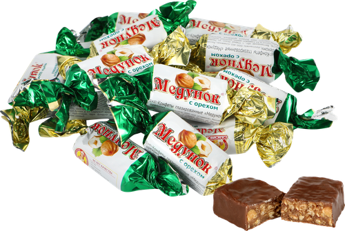 Конфеты СЛАВЯНКА Медунок с орехом, весовые, фото