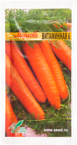Семена Морковь Витаминная-6, 2,3г, изображение