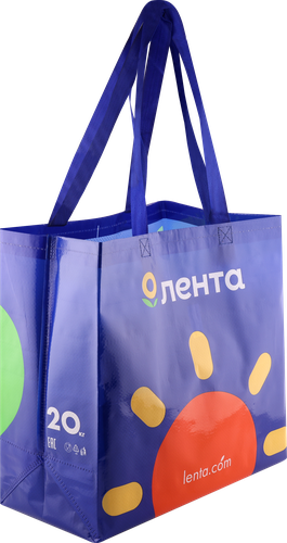 Сумка хозяйственная ЛЕНТА сердце 44x42см, Арт. AO042, изображение