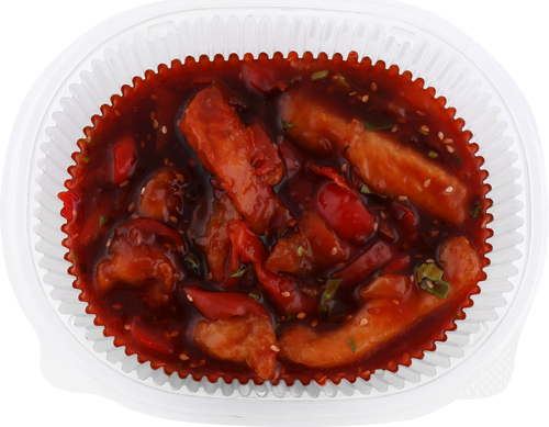 Филе куриное в кисло-сладком соусе с овощами ЛЕНТА FRESH, весовое, картинка