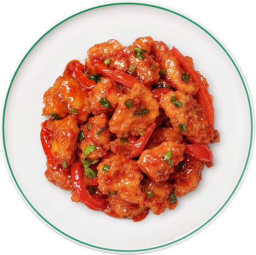 Филе куриное в кисло-сладком соусе с овощами ЛЕНТА FRESH, весовое, изображение