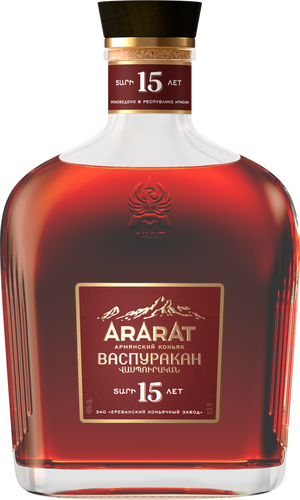 Коньяк АРАРАТ Васпуракан Армянский марочный старый КС 40%, п/у, 0.5л, изображение