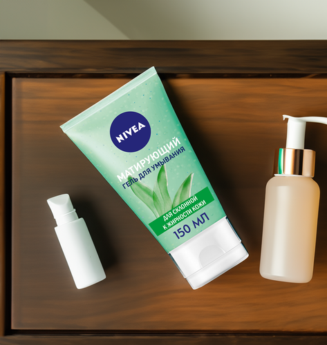 Гель для умывания NIVEA Матирующий для склонной к жирности кожи, 150мл, фото