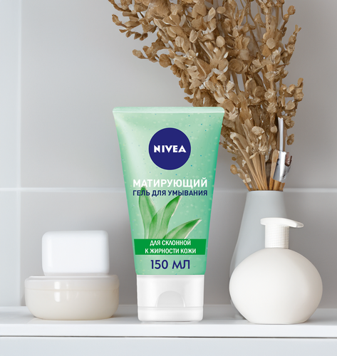 Гель для умывания NIVEA Матирующий для склонной к жирности кожи, 150мл, картинка