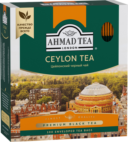 Чай черный AHMAD TEA Цейлонский, 100пак, изображение