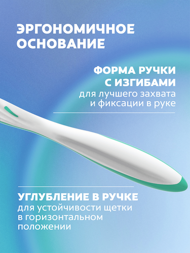 Зубная щетка COLGATE Тройное действие многофункциональная, средней жесткости, вид