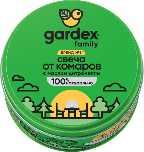 Свеча репеллентная от комаров GARDEX Family, фотография