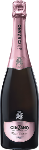 Вино игристое CINZANO розовое сладкое/полусладкое, 0.75л