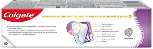 Зубная паста COLGATE Total 12 Профессиональная Здоровье десен с цинком и аргинином, с антибактериальной защитой всей полости рта в течение 12 часов, 75мл, детальное фото