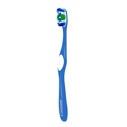 Зубная щетка COLGATE 360 Суперчистота всей полости рта, антибактериальная, средней жесткости, 1+1, 2шт, картинка