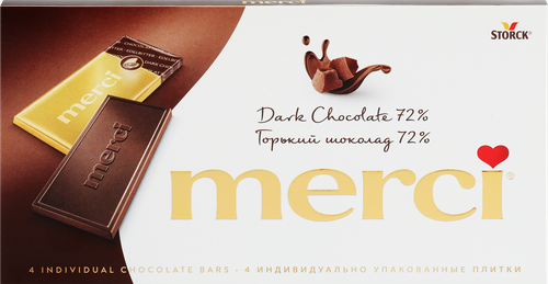 Шоколад горький MERCI, 100г, картинка