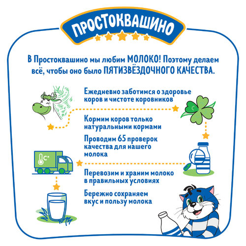 Молоко пастеризованное ПРОСТОКВАШИНО 1,5%, без змж, 930мл, изображение