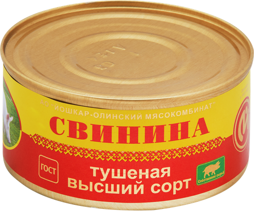 Свинина тушеная ЙОШКАР-ОЛИНСКИЙ МК высший сорт ГОСТ, 325г, картинка