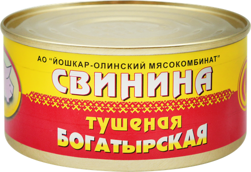 Свинина тушеная ЙОШКАР-ОЛИНСКИЙ МК высший сорт, ГОСТ, 325г, фото