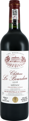 Вино CHATEAU LE BOURDIEU Шато ле Бурдье Крю Буржуа Медок выдержанное красное сухое, 0.75л, фотография