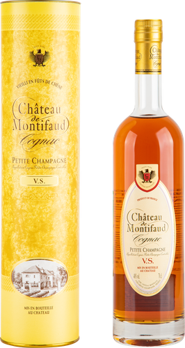 Коньяк CHATEAU DE MONTIFAUD Птит Шампань Шато де Монтифо VS 5 лет ординарный 40%, п/у, 0.7л