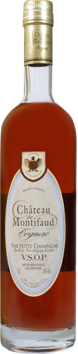 Коньяк CHATEAU DE MONTIFAUD Птит Шампань Шато де Монтифо VSOP 40%, п/у, 0.7л, фотография