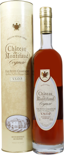 Коньяк CHATEAU DE MONTIFAUD Птит Шампань Шато де Монтифо VSOP 40%, п/у, 0.7л