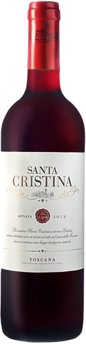 Вино SANTA CRISTINA Тоскана ординарное красное сухое, 0.75л, картинка