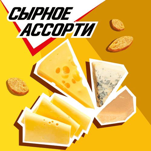 Сухарики ХРУСTEAM багет Сырное ассорти, 60г, детальное фото