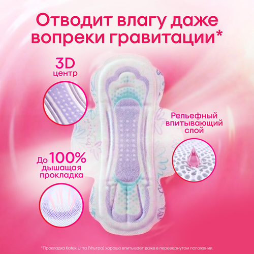 Прокладки KOTEX Ultra Normal, 10шт, изображение