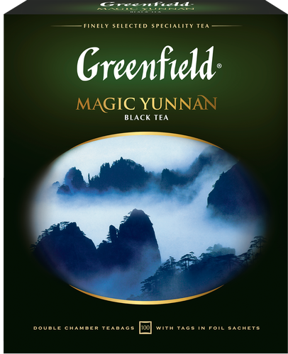 Чай черный GREENFIELD Magic Yunnan, 100пак, фотография