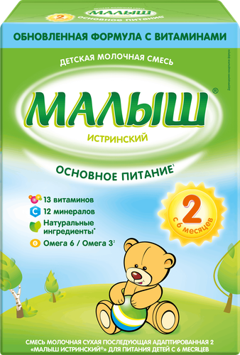 Смесь молочная МАЛЫШ ИСТРИНСКИЙ 2, с 6 месяцев, 350г, изображение