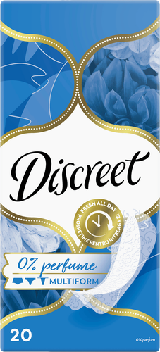 Прокладки ежедневные DISCREET Multiform Air, 20шт, крупный план