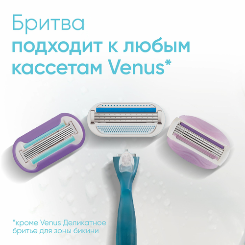 Бритва женская GILLETTE Venus Smooth, с 1 сменной кассетой, картинка
