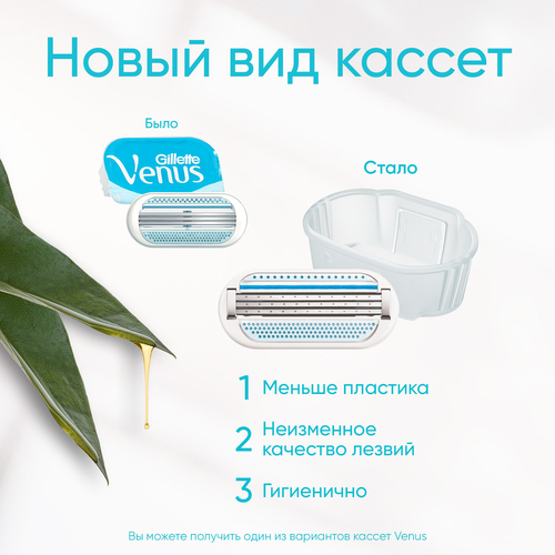 Бритва женская GILLETTE Venus Smooth, с 1 сменной кассетой, детальное фото