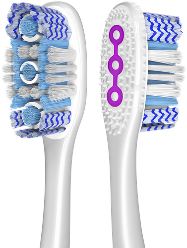 Зубная щетка COLGATE 360 Optic White отбеливающая, средней жесткости, изображение