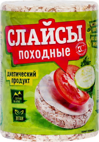 Хлебцы СЛАЙСЫ Походные, 100г, фото