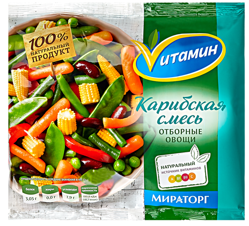 Смесь овощная МИРАТОРГ Vитамин Карибская, 400г, детальное фото