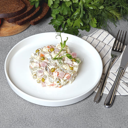 Салат Оливье без майонеза ЛЕНТА FRESH, весовой, детальное фото