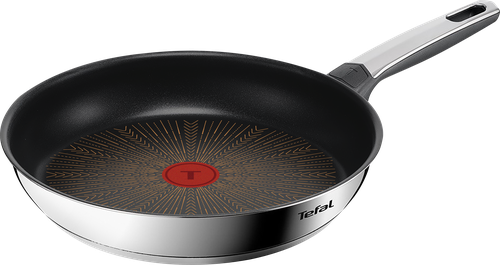 Сковорода TEFAL Emotion 28см, нержавеющая сталь, индукция, антипригарное покрытие, Арт. G7600645, изображение