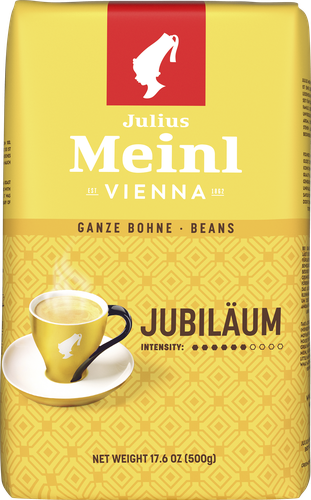 Кофе зерновой JULIUS MEINL Юбилейный натуральный жареный, 500г, детальное фото