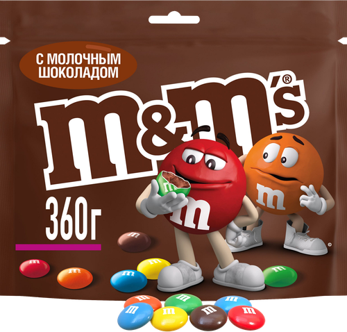 Драже M&M'S Шоколад, 360г, вид