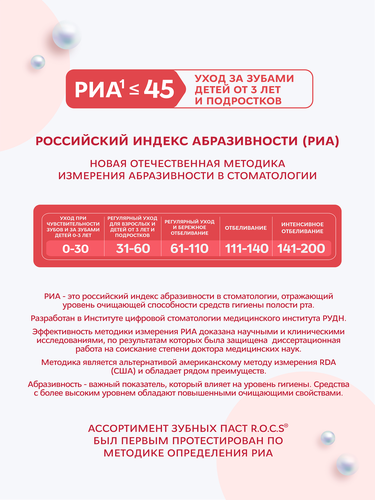 Зубная паста детская R.O.C.S.Teens Земляника, 74г, фотография