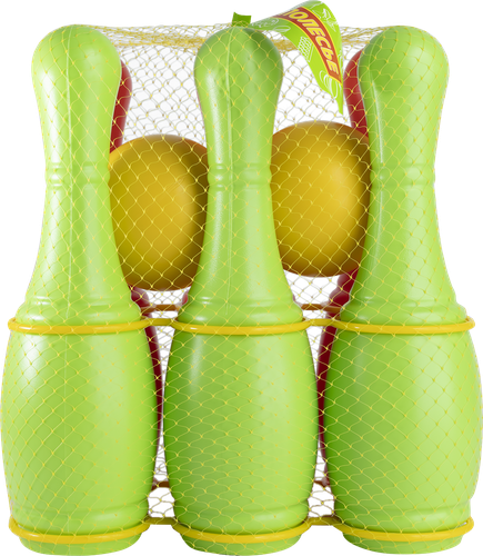 Игрушка ПОЛЕСЬЕ Кегли 25,3x17x27см, Арт. 6431, 6шт, крупный план