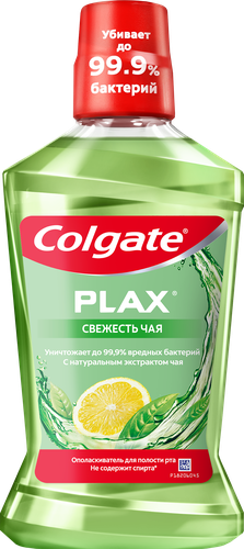 Ополаскиватель для полости рта COLGATE Plax Свежесть чая, 500мл, фотография