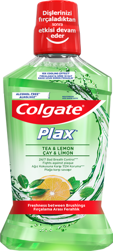 Ополаскиватель для полости рта COLGATE Plax Свежесть чая, 500мл, изображение
