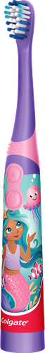 Зубная щетка детская COLGATE Mermaid StarSmile на батарейках,  супермягкая, старше 6 лет, изображение