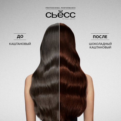 Краска для волос СЬЁСС Oleo Intense 4–18 Шоколадный каштановый, 115мл, крупный план
