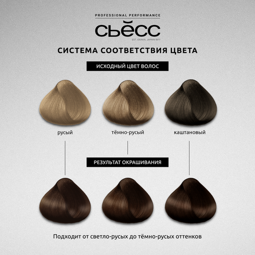 Краска для волос СЬЁСС Oleo Intense 4–18 Шоколадный каштановый, 115мл, вид