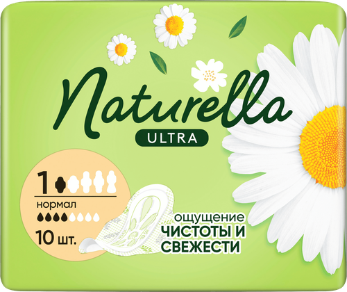 Прокладки NATURELLA Ultra Нормал, с крылышками, 10шт, фотография