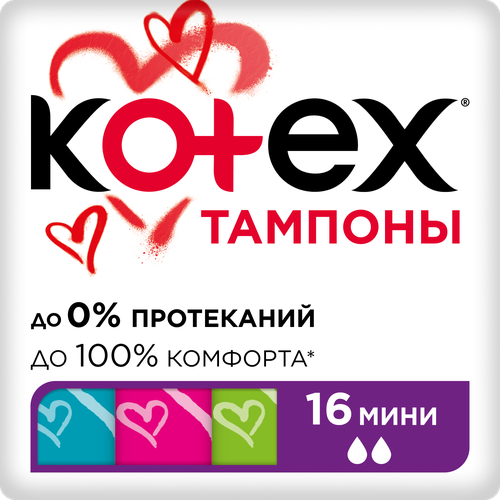 Тампоны KOTEX Мини, 16шт, детальное фото