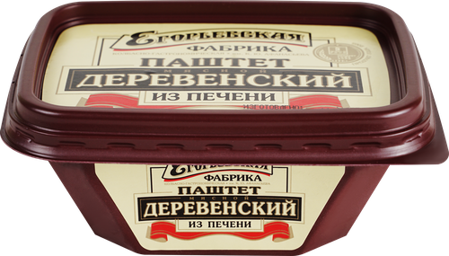 Паштет из печени КФ ЕГОРЬЕВСКАЯ Деревенский, 150г, вид